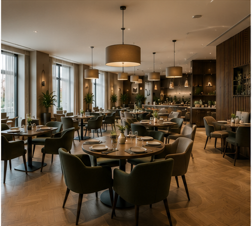 Restaurant at Walborg Hotel Prague