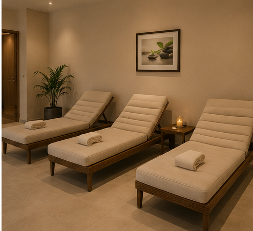 Relaxation area at Walborg Hotel Prague